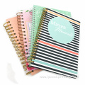 Wholesale school supplies plastic cover spiral notebook